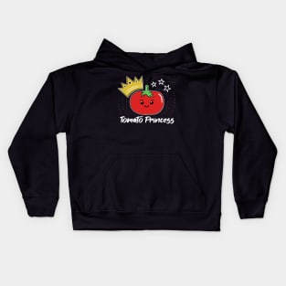 Tomato Princess - Cute Kawaii Tomato Kids Hoodie